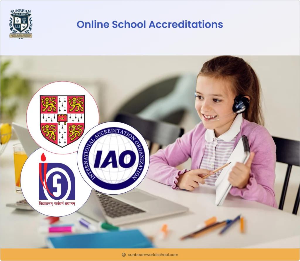 Accredited online school learning with global recognition