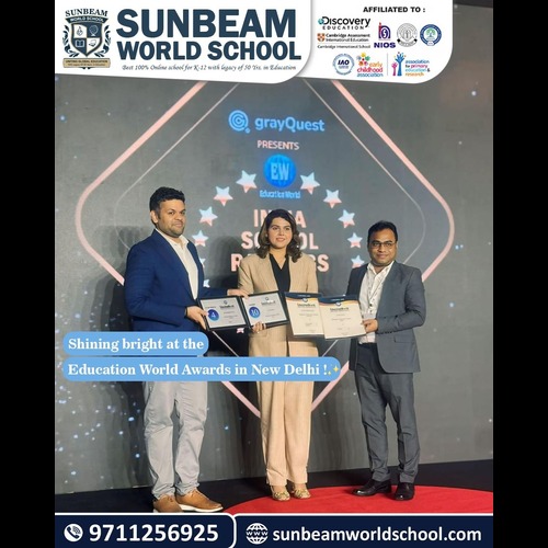 Sunbeam World School has been recognized for excellence in education by Education World,