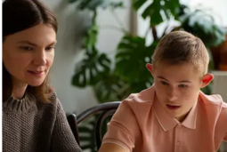 International K-12 students attending a live virtual class from different countries.