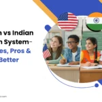 American vs Indian education system differences pros and comparison with students in classroom learning environments