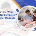 IGCSE vs A Levels guide showing students studying with books and curriculum materials, highlighting choices after Grade 10.