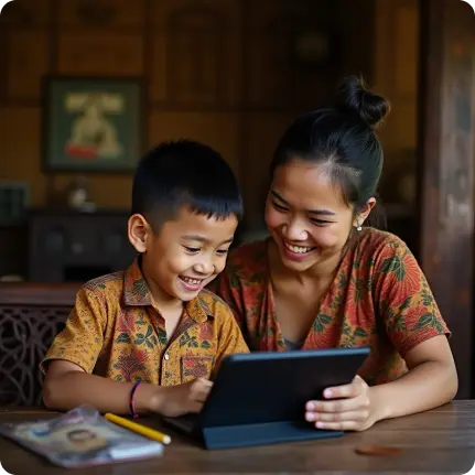 curriculum based online schooling options in indonesia
