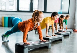 Online fitness for kids