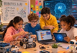 Kids robotics and AI class
