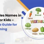 100+ Vegetables Names in English A&ndash;Z for Kids