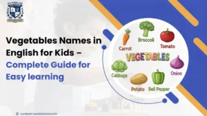 100+ Vegetables Names in English for Kids: Easy Learning with Types,