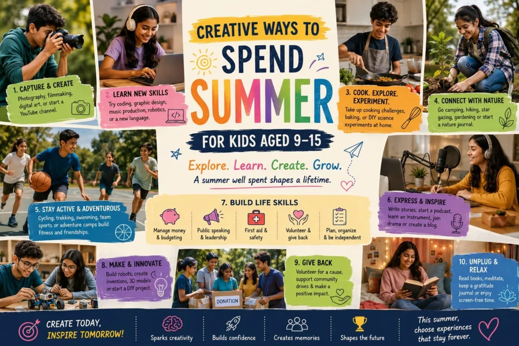 Best Summer Activities for Kids Ages 9-15