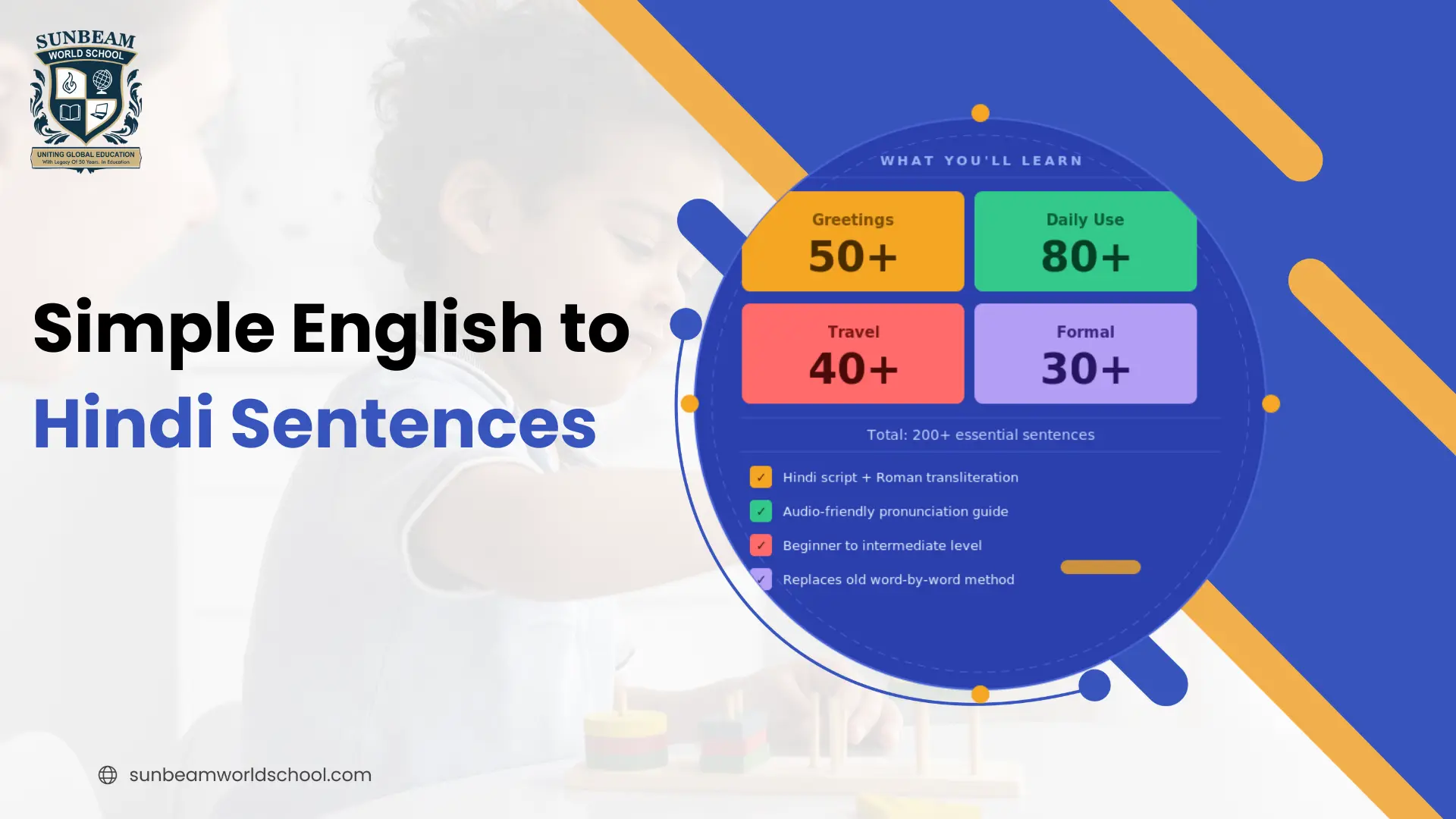200+ Simple English to Hindi Sentences
