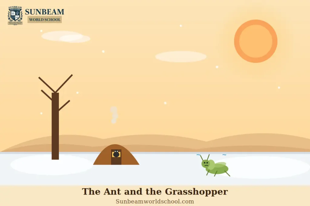The Ant and the Grasshopper Story for Kids – The Value of Hard Work