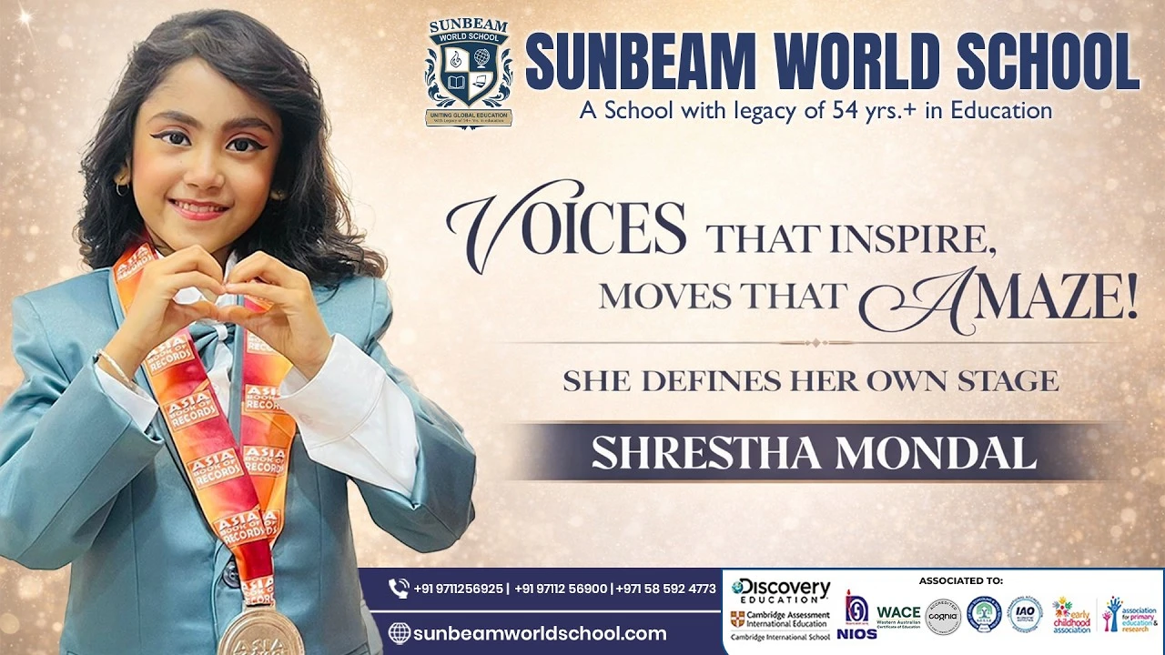 Student talent showcase at Sunbeam World School