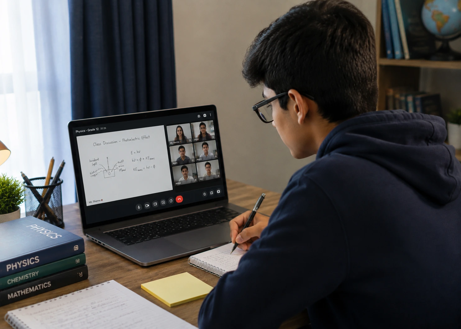 Student studying online for WACE qualification at Sunbeam World School