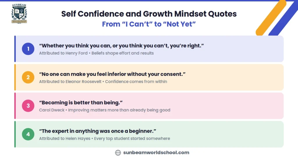 Four motivational quotes for failure students about bouncing back and never giving up, including "Fall seven times, stand up eight"