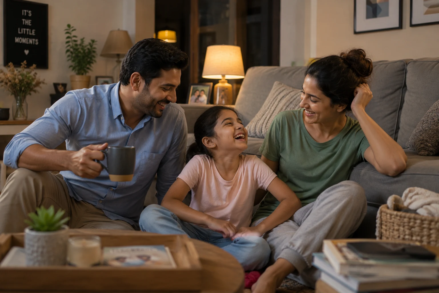 Working parents in Chennai choosing a flexible homeschooling schedule for their child