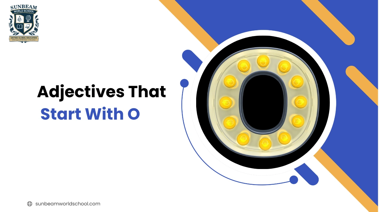 Adjectives That Start With O